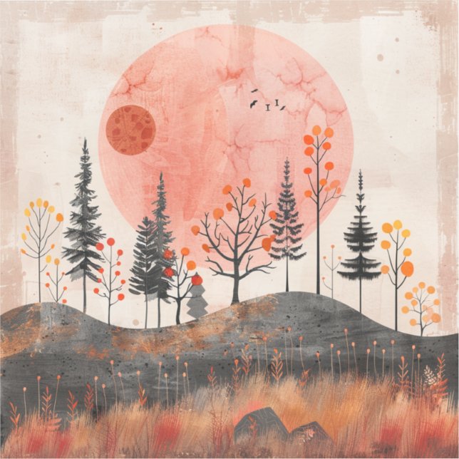 Boho Abstract Landscape (13) (Front)