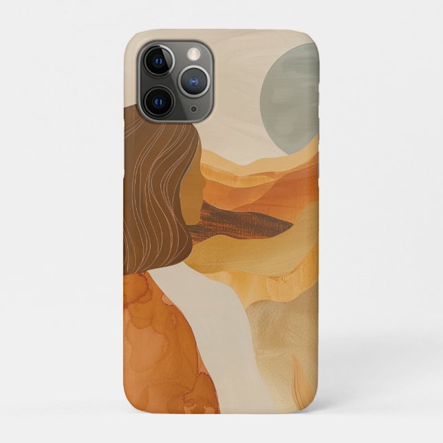 Boho Abstract Landscape (17) Case-Mate iPhone Case (Back)