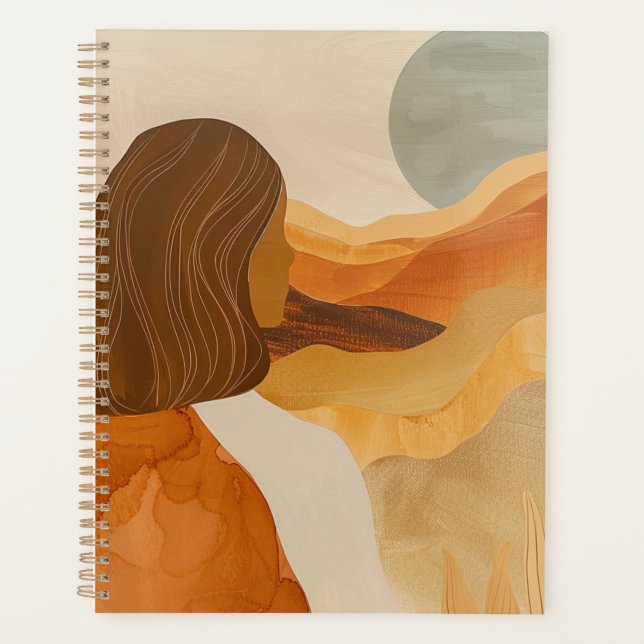Boho Abstract Landscape (17) Planner (Front)