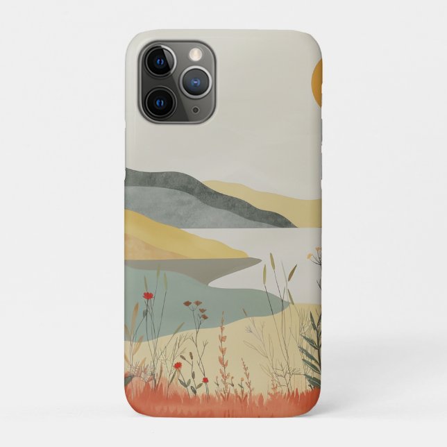 Boho Abstract Landscape (25) Case-Mate iPhone Case (Back)