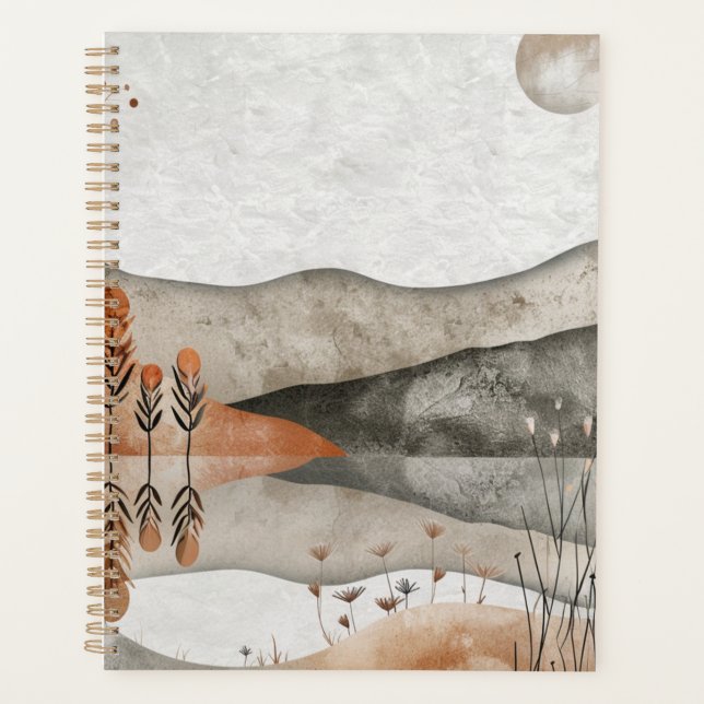 Boho Abstract Landscape (3) Planner (Front)