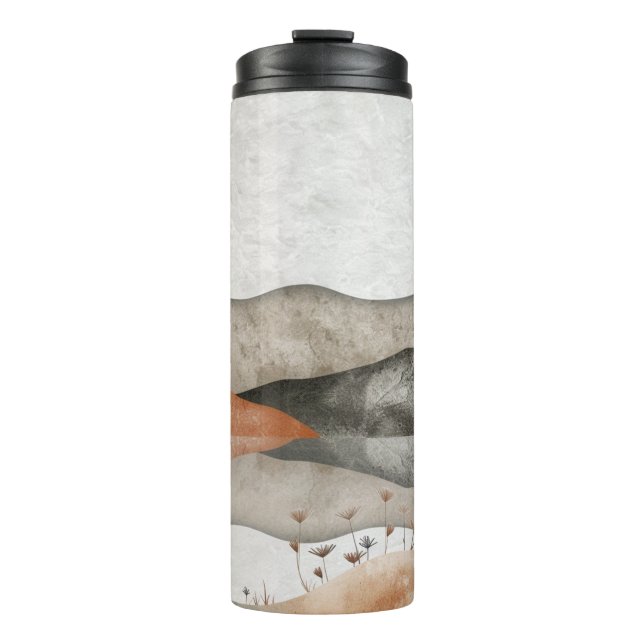 Boho Abstract Landscape (3) Thermal Tumbler (Front)