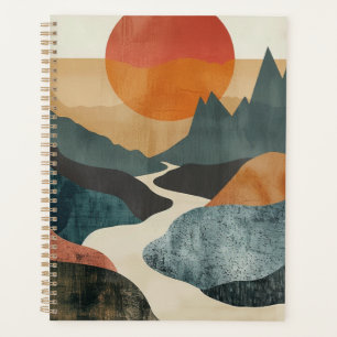 Boho Abstract Landscape (5) Planner