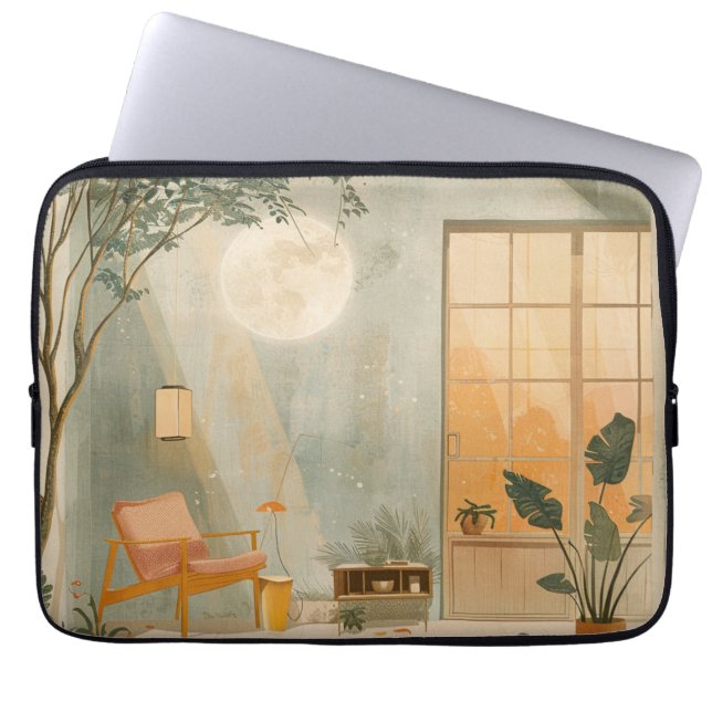 Boho Abstract Landscape (6) Laptop Sleeve (Front)
