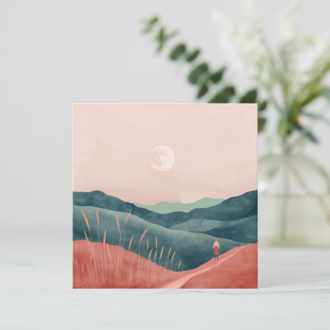 Boho Abstract Landscape (7) (Standing Front)