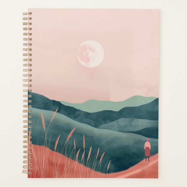 Boho Abstract Landscape (7) Planner (Front)