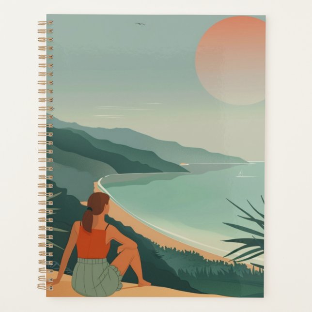 Boho Abstract Landscape (9) Planner (Front)