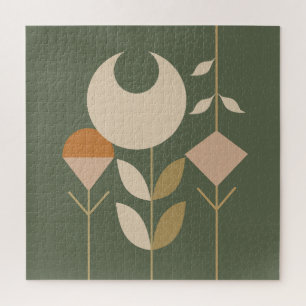 Boho Abstract Lily Jigsaw Puzzle