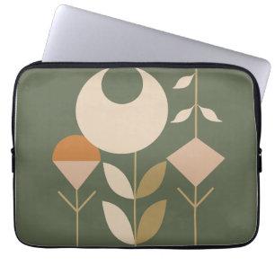 Boho Abstract Lily Laptop Sleeve