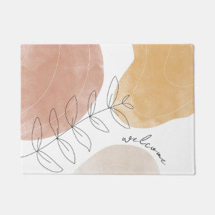 Boho Abstract Modern Art Door Mat