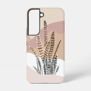 Boho Abstract Modern Succulent Samsung Galaxy Case