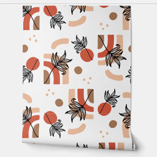 Boho Abstract Pattern | Modern Minimalist Seamless Wallpaper