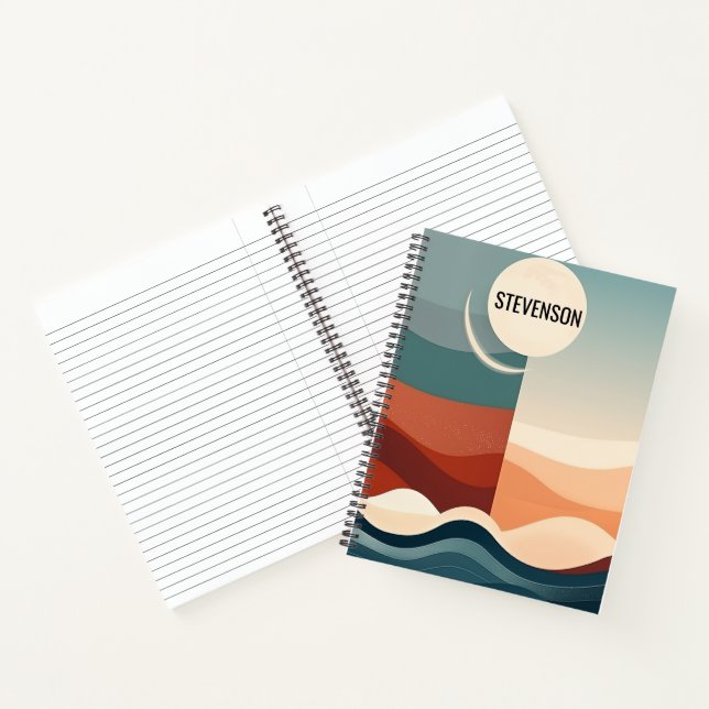 Boho Abstract Pattern Notebook (Inside)