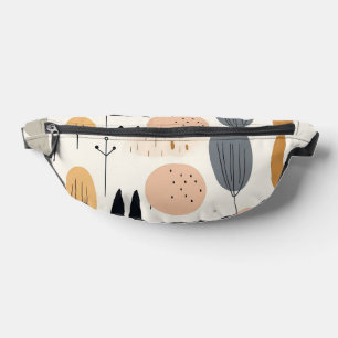 Boho Abstract Retro Popular Collection Bum Bags