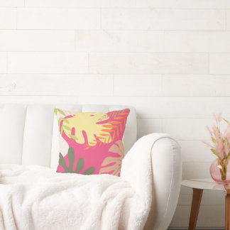 Boho Abstract Throw Pillow