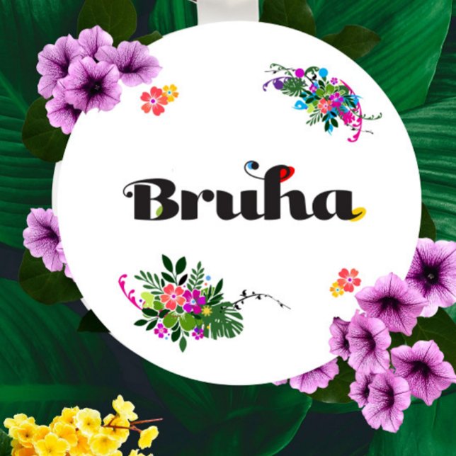 Boho Aesthetic Filipino Bruha Round Key Ring (Creator Uploaded)