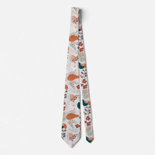 BOHO Aesthetic Pattern A10 Offwhite BG Tie