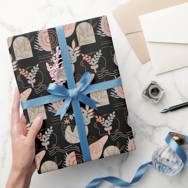 BOHO Aesthetic Pattern A11 Wrapping Paper (Gifting)