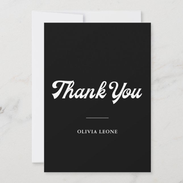 Boho and Retro Black | Bridal Shower  Invitation (Front)