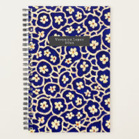 Boho Anemone Blue Planner