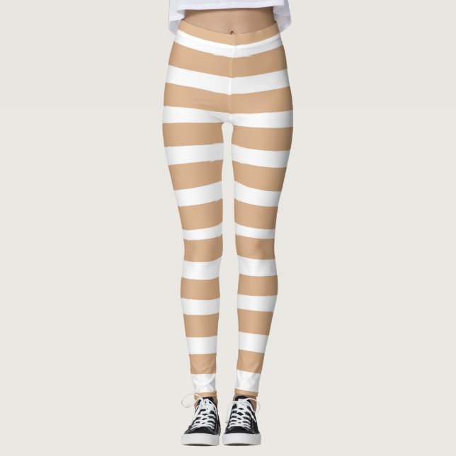 Boho Animal  Pattern Leggings (Front)