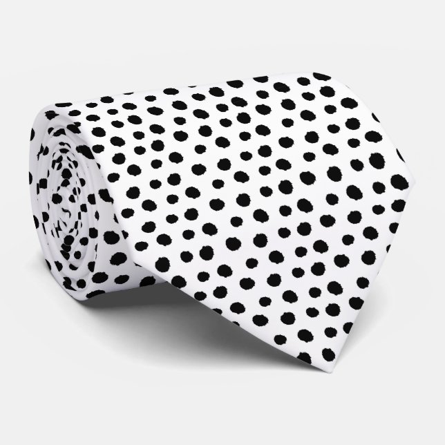 Boho Animal Pattern Tie (Rolled)