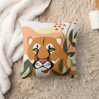 Boho Animal Throw Pillow