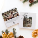 Boho Arch Beige Holly Jolly Christmas 7 Photo Holiday Card<br><div class="desc">Celebrate the joy of the season with this boho arch beige holly jolly Christmas 7 photo holiday card. The unique and chic editable script creates a touch of charm and individuality. Its simple, elegant black-and-white design, featuring a classic bohemian arch frame, evokes a whimsical winter ambiance. The minimal and delicate...</div>