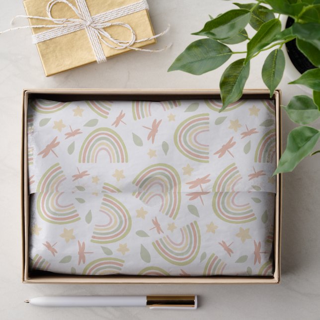 Boho Arch Geometric Pattern Tissue Paper (Gift)