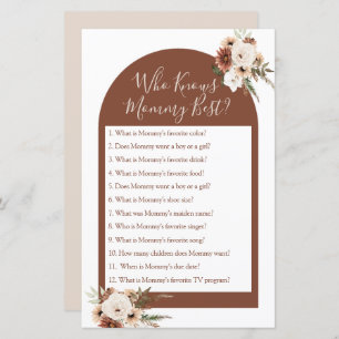 Boho Arch Terracota Who Knows Mummy Best Game