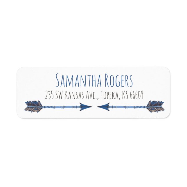 Boho Arrow Return Address Labels (Front)