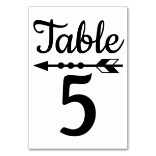 Indian Wedding Table Numbers Zazzle Co Uk