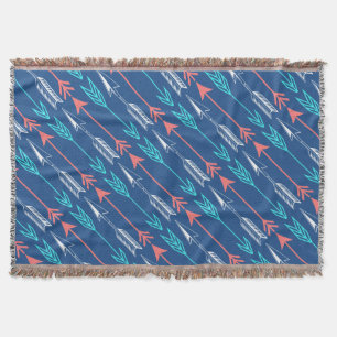 Boho Arrows Custom Throw Blanket