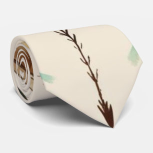 Boho Arrows Teal Brown Neck Tie 