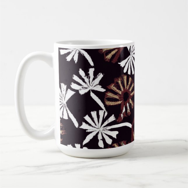 Boho Art Design Coffee Mug (Left)