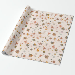 Boho Autumn Designer Wrapping Paper