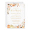 Boho Autumn Floral Terracotta Gold Pumpkin Wedding
