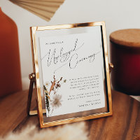 Boho Autumn Wildflower | Unplugged Ceremony