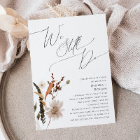 Boho Autumn Wildflower | We Still Do Vow Renewal