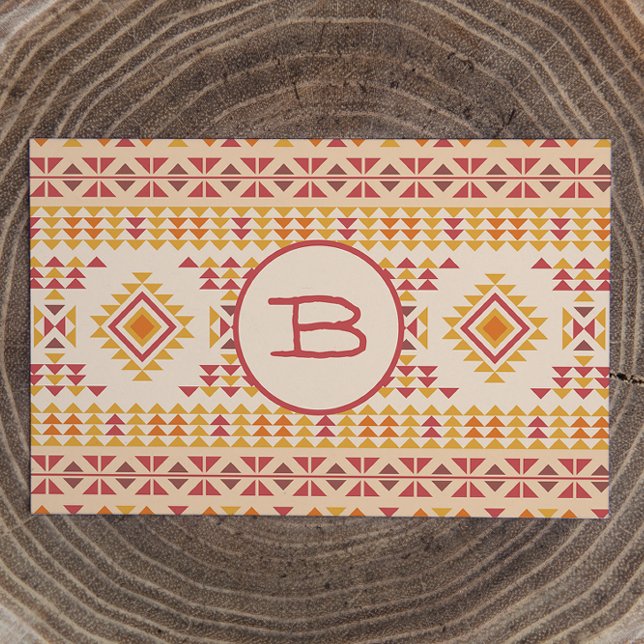 Boho Aztec Mudcloth Business Card (Creator Uploaded)