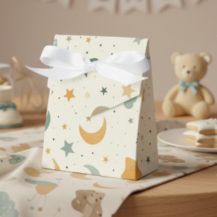 Boho Baby Adoption Shower – Moon and Stars Favour Box