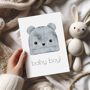 Boho Baby Boy Congratulations Card