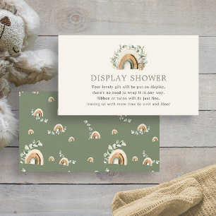 Boho Baby Display Shower Card