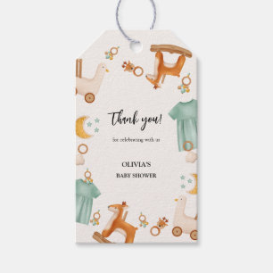 Boho Baby Girl Clothes Baby Shower  Gift Tags