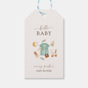 Boho Baby Girl Clothes Baby Shower  Gift Tags