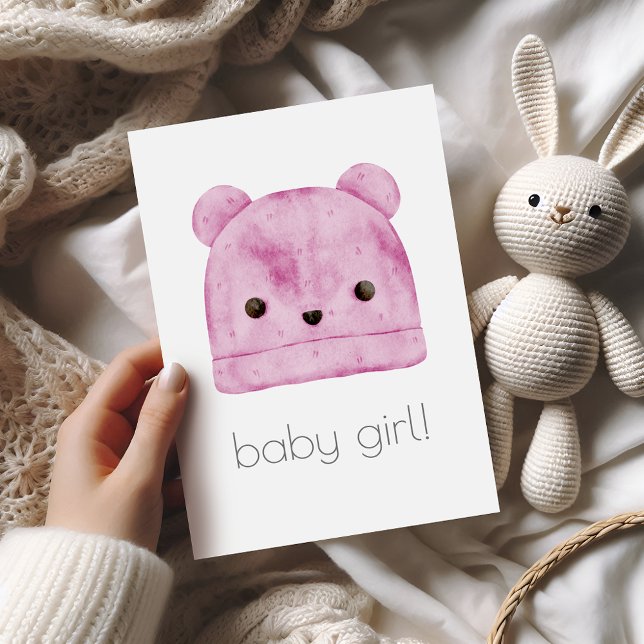 Boho Baby Girl Congratulations Card (Creator Uploaded)