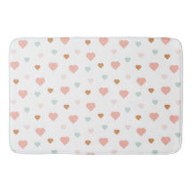 Boho baby girl pastel love hearts