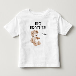Boho Baby Shower Cute Big Brother Baby & Toddler T-Shirt