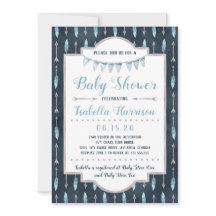 Boho Baby Shower Invitation