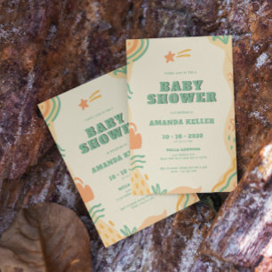 Boho Baby Shower Invitation